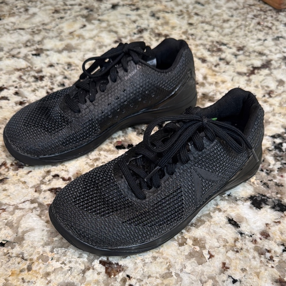 Reebok Black Athletic Sneakers